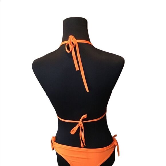 Bright orange swimming suit bikini - Picture 4 of 8